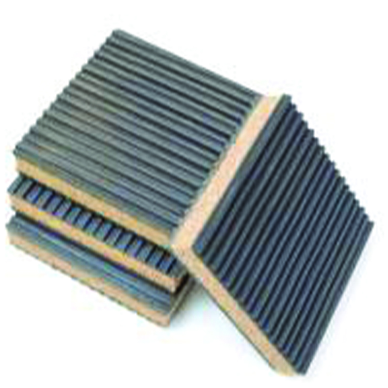 VIBRATION PAD RUBBER/CORK..  SET OF 4,        4 X 4 X 1