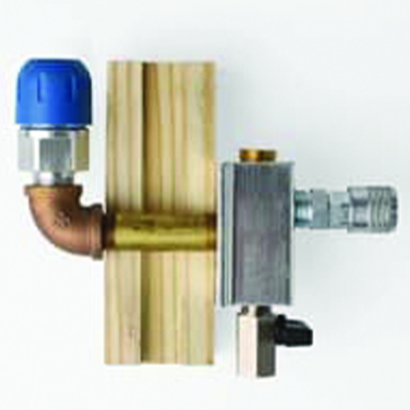 1" THRU WALL OUTLET KIT, 1/2" NPT ON FACE,  FASTPIPE