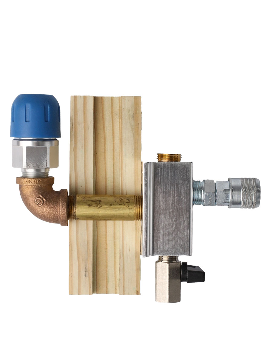 3/4" THRU WALL OUTLET KIT, 1/2" NPT ON FACE, COMPRESSED PIPE