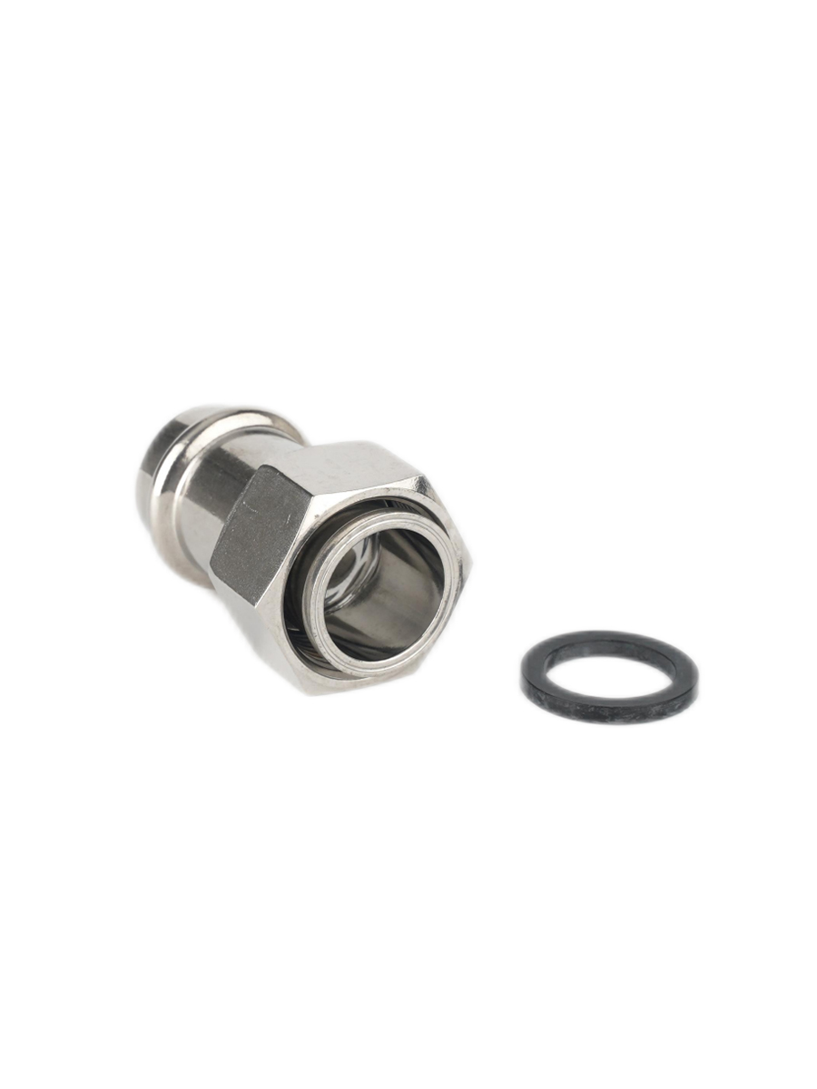 1" COMPRESSED PIPE X 3/4" NPT FEMALE SWIVEL