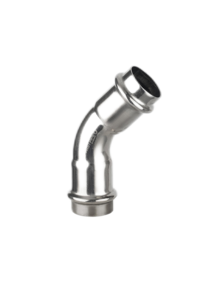 1-1/2" 45 DEGREE ELBOW COMPRESSED PIPE