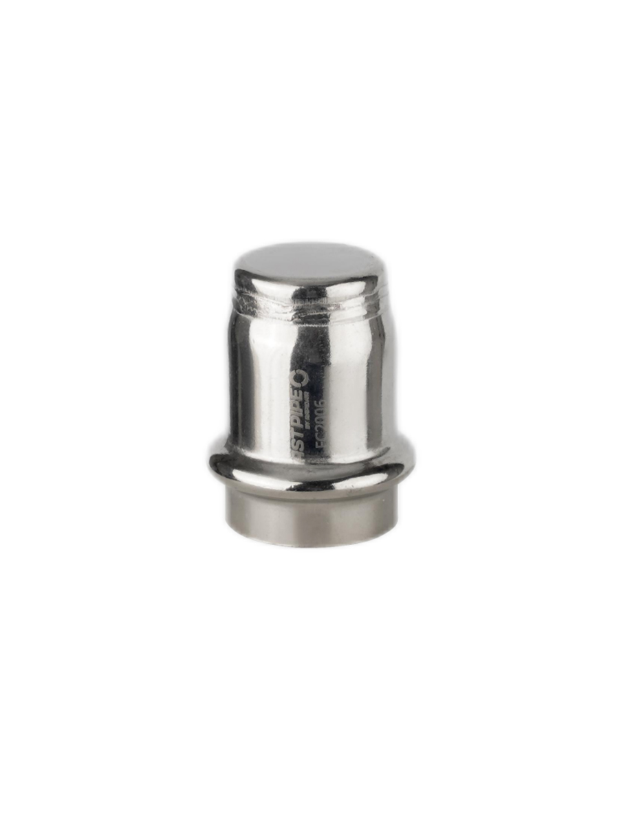 1-1/2" END CAP COMPRESSED PIPE