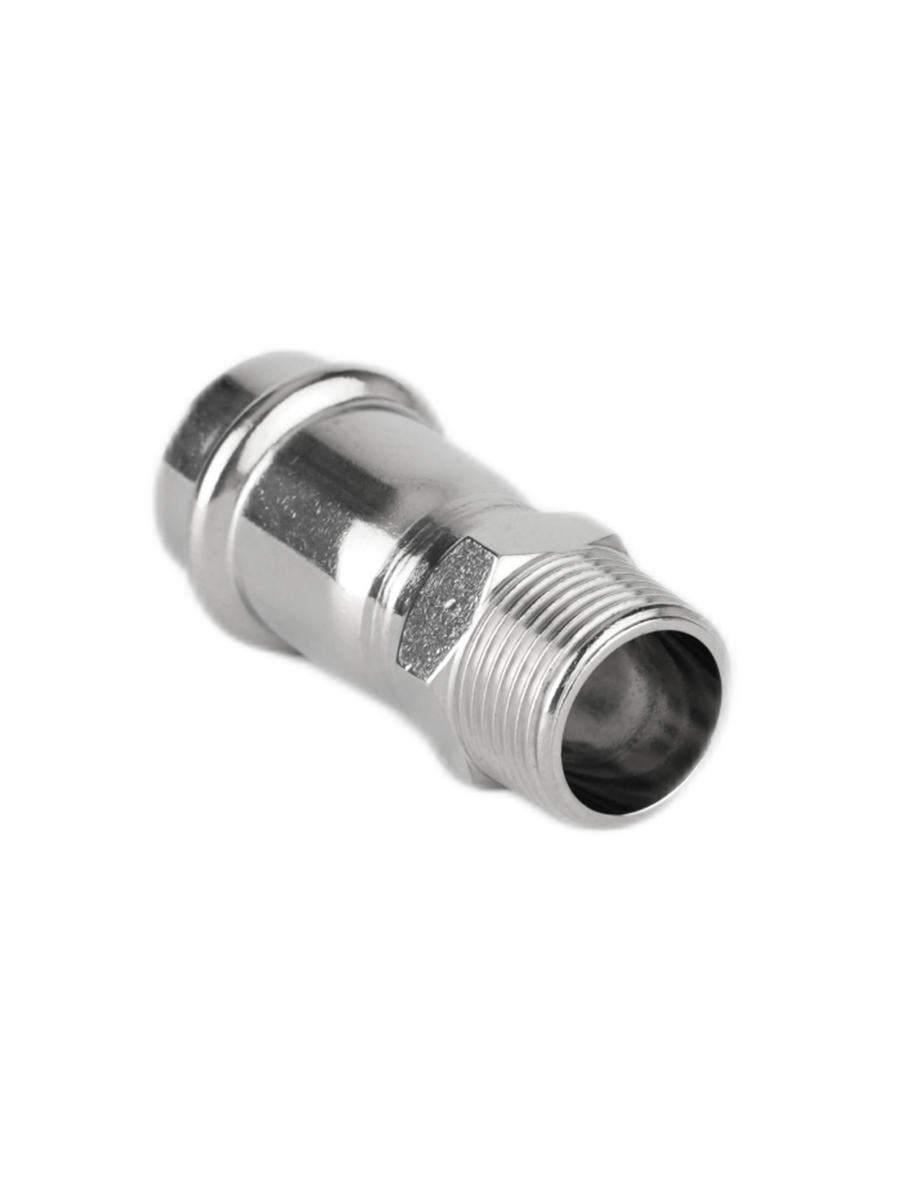 1-1/2" COMPRESSED PIPE X 1" NPT MALE THREADED NIPPLE