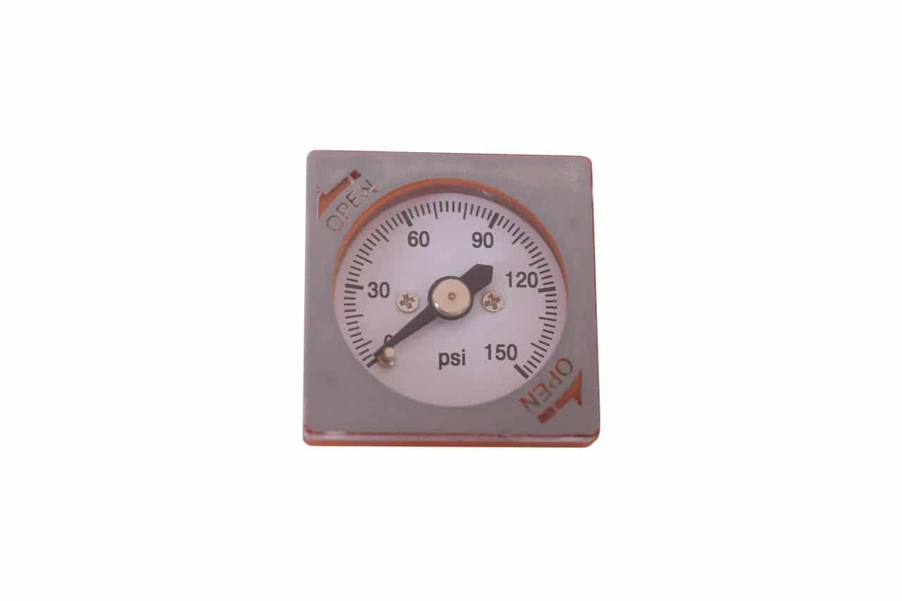 SQUARE PRESSURE GAUGE FOR K93215-K93218, K96075 FILTER REGULATOR