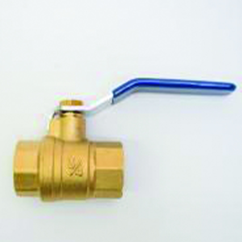 1-1/2" NPT BALL VALVE, BRASS, FEMALE X FEMALE