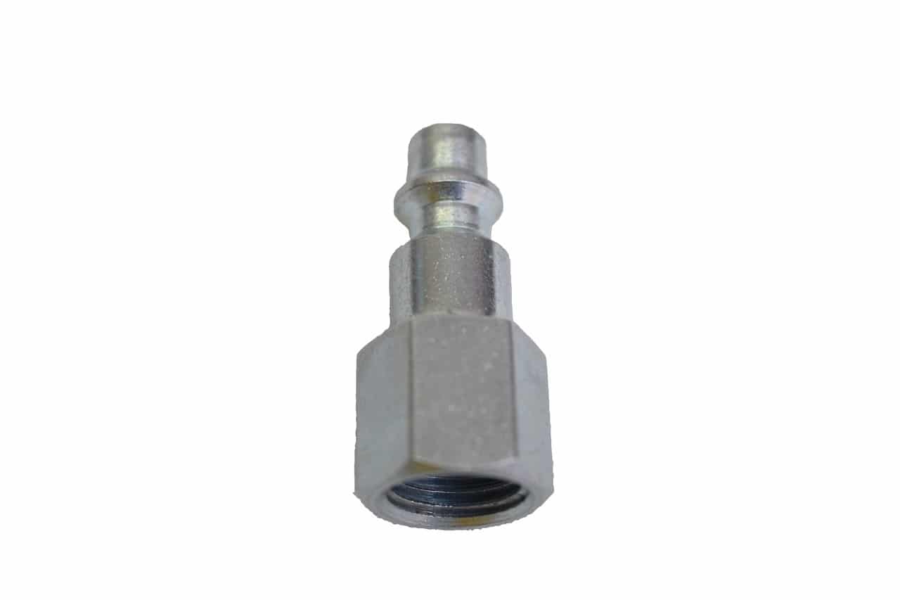 PLUG,  1/4" FEMALE NPT THREAD, SAFETY PUSH BUTTON, INDUSTRIAL STYLE, 70 CFM BODY