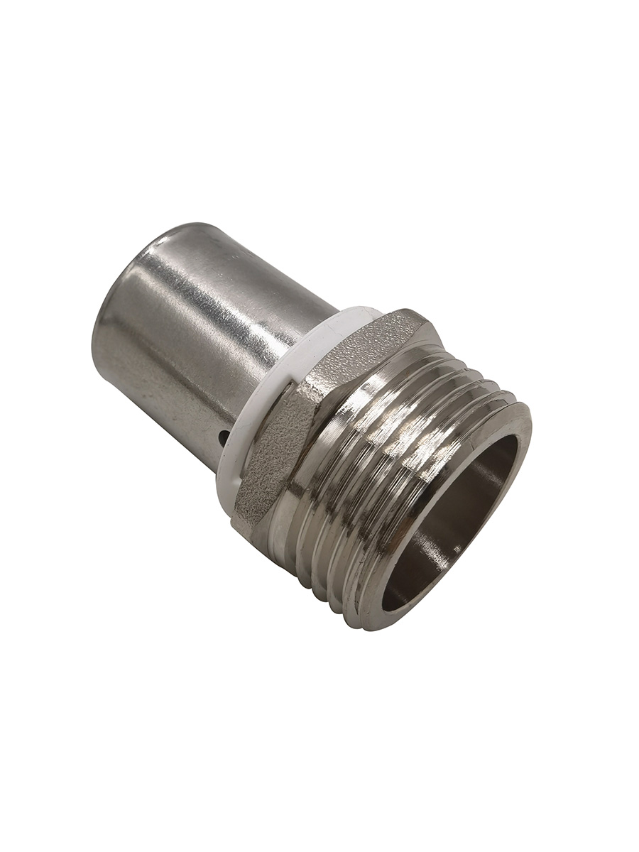 1/2" COMPRESSED FLEXIBLE TUBING X 1/2" MALE NPT STRAIGHT FITTING