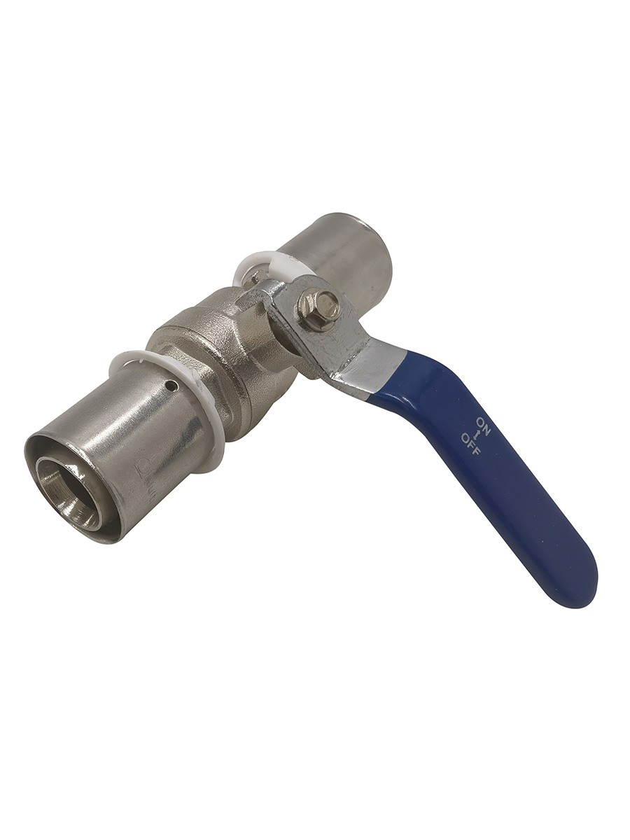 1/2" INLINE HAND VALVE COMPRESSED FLEXIBLE TUBING standard handle