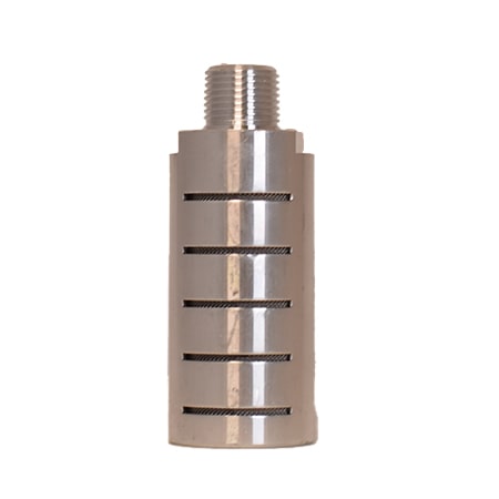 HEAVY-DUTY SILENCER/MUFFLER, 1/2" MALE NPT, 5 PK