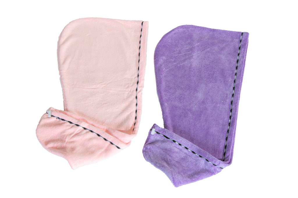Hair Drying Towel - Pink